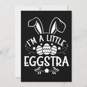 Ich bin ein kleiner Eggstra Funny Rabbit Ostersonn Einladung