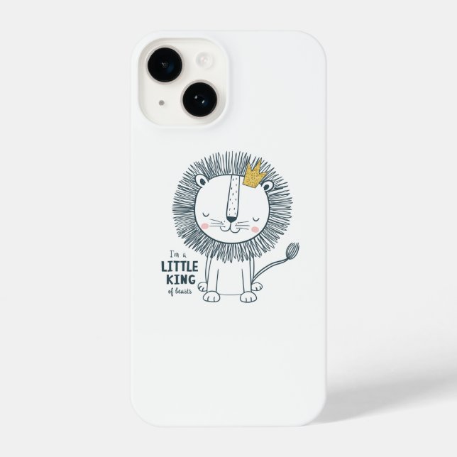 Ich bin ein kleiner König iPhone 14 Hülle (Rückseite)