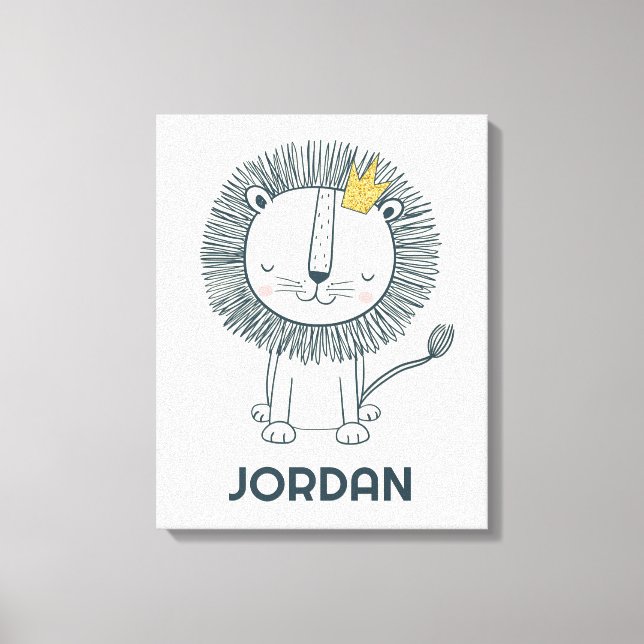 Ich bin ein kleiner König Leinwanddruck (Vorderseite)