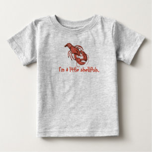 Ich bin ein kleiner Shellfish Baby Bodysuit T-shirt