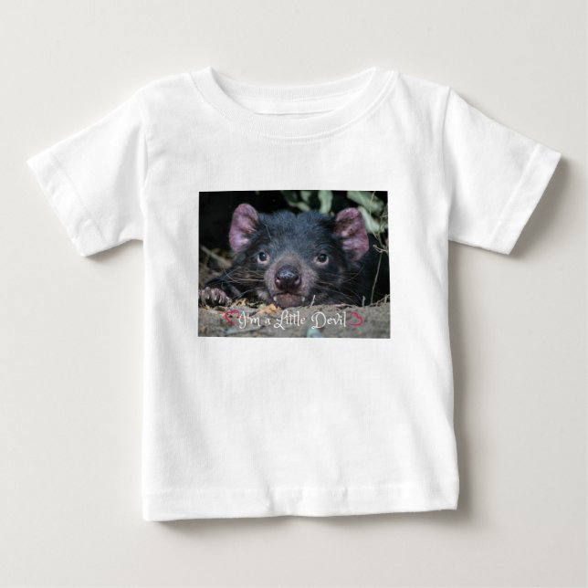 Ich bin ein kleiner Teufel Baby T-shirt (Vorderseite)