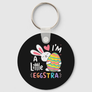 Ich bin ein kleines Eggstra Funny Easter Bunny Tod Schlüsselanhänger