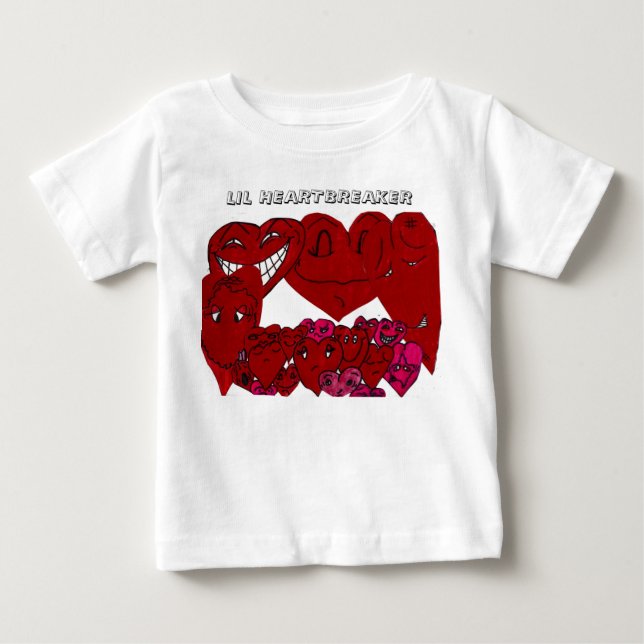 ICH BIN EIN KLEINES HEARTBREAKER-Baby-Shirt Baby T-shirt (Vorderseite)