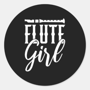 Ich bin ein kleines Mädchen Runder Aufkleber