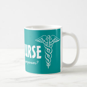 Ich bin ein Krankenpfleger, was ist deine Superkra Kaffeetasse
