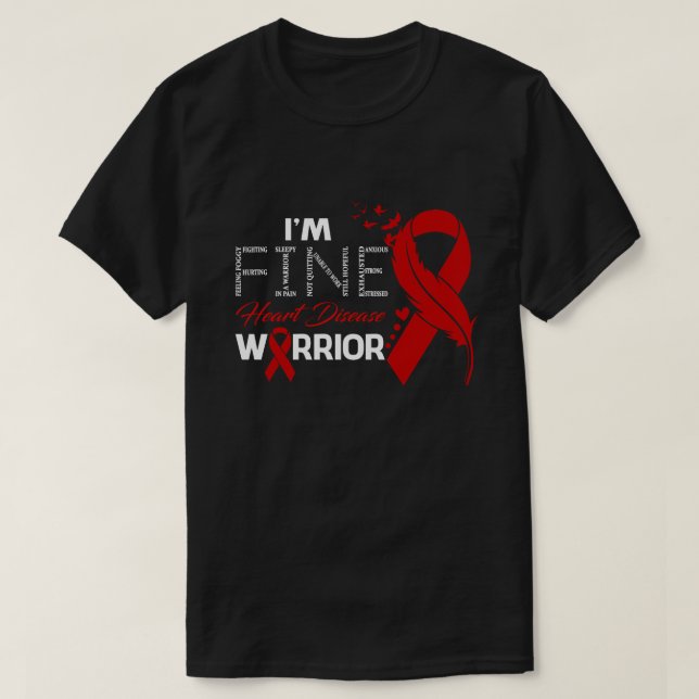 Ich bin ein Krieger-Bewusstseinsgefühl für eine fe T-Shirt (Design vorne)