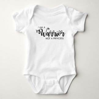 Ich bin ein Krieger und kein Princess Baby Shirt