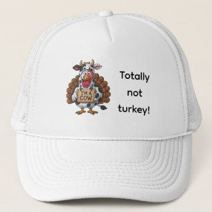 Ich bin ein Kuh Truthahn Lustige Thanksgiving Ve Truckerkappe
