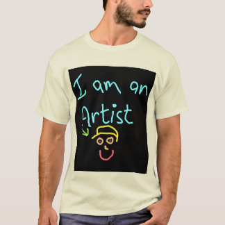 Ich bin ein Künstler Broke, brilliant, und spät in T-Shirt