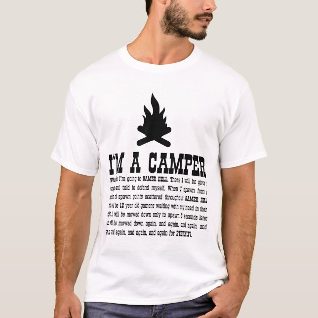 Ich bin EIN LAGERBEWOHNER T-Shirt (Vorderseite)