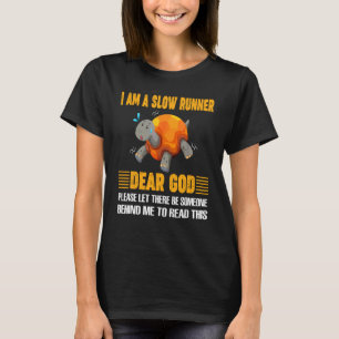 Ich bin ein Langläufer, um diesen lustigen Lauf zu T-Shirt
