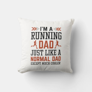 Ich bin ein laufender Vater Kissen