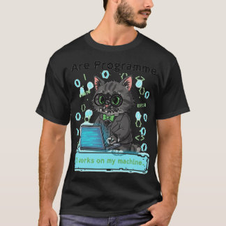 Ich bin ein launischer Katzenprogrammierer Grafik T-Shirt