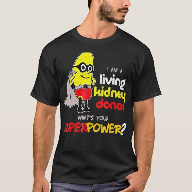 Ich bin ein lebender Nierenspender und Spender von T-Shirt (Vorderseite)