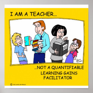 Ich bin ein Lehrerposter Poster