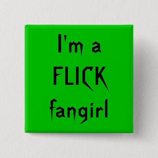 Ich bin ein LEICHTER SCHLAG fangirl Button (Vorderseite)