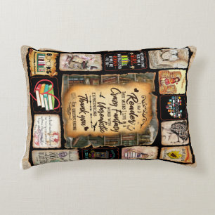 Ich bin ein Leser-Blanket, buche Lover Blanket, Dekokissen