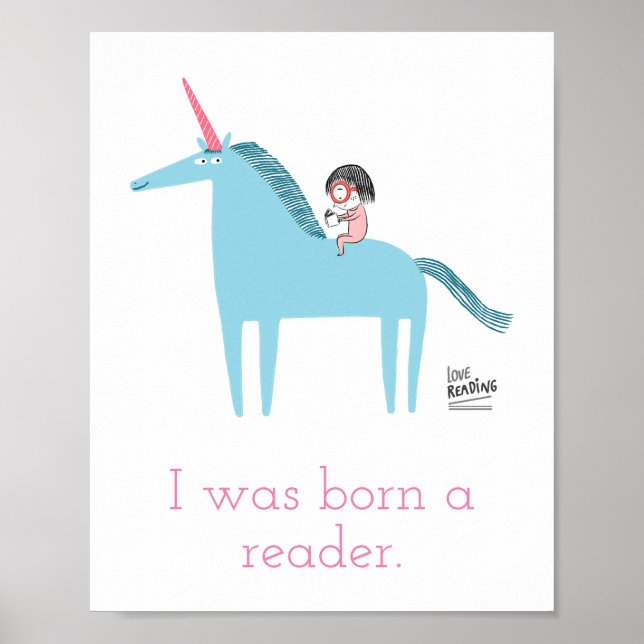 Ich bin ein Leser Poster (Vorne)