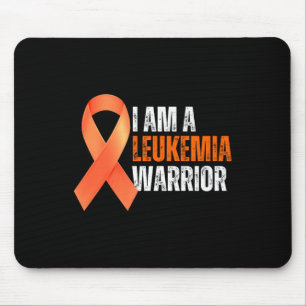 Ich bin ein Leukämie-Krieger Blutkrebs-Bewusstsein Mousepad