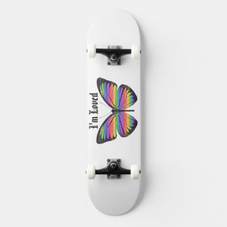 Ich bin ein liebes Schmetterlingskateboard Skateboard
