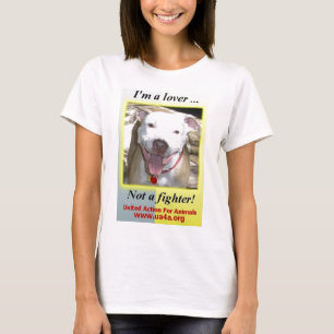 Ich bin ein Liebhaber nicht ein Kämpfer T-Shirt