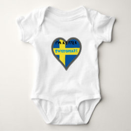 Ich bin ein Lttle Swedeheart Baby-Kleidung Baby Strampler