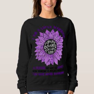Ich bin ein Lupus-Krieger Bitte versuchen Sie, Lup Sweatshirt
