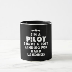 Ich bin ein lustiger Pilot Tasse