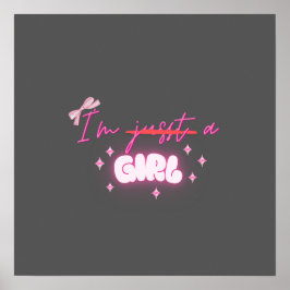 " Ich bin ein MÄDCHEN " Poster