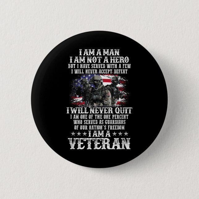 Ich bin ein Mann, den ich nicht hier bin, ich bin  Button (Vorderseite)