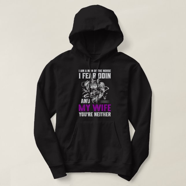 Ich bin ein Mann der Nordmänner, die ich fürchte,  Hoodie (Design vorne)