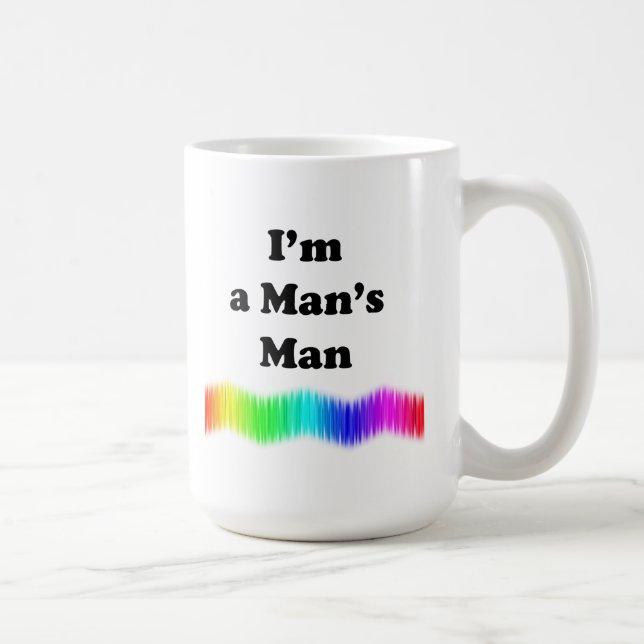 Ich bin ein Mann Kaffeetasse (Rechts)