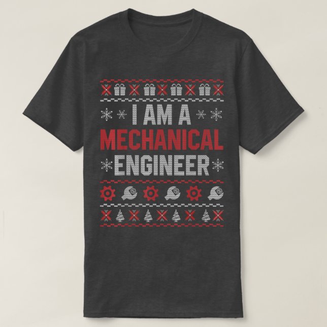 Ich bin ein Maschinenbauingenieur, ein hässlicher  T-Shirt (Design vorne)