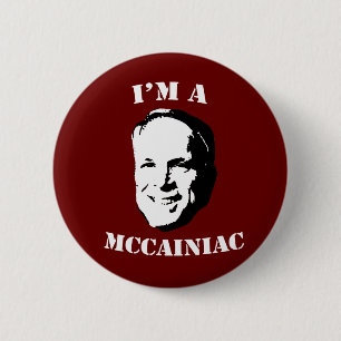 Ich bin ein McCainiac Knopf Button