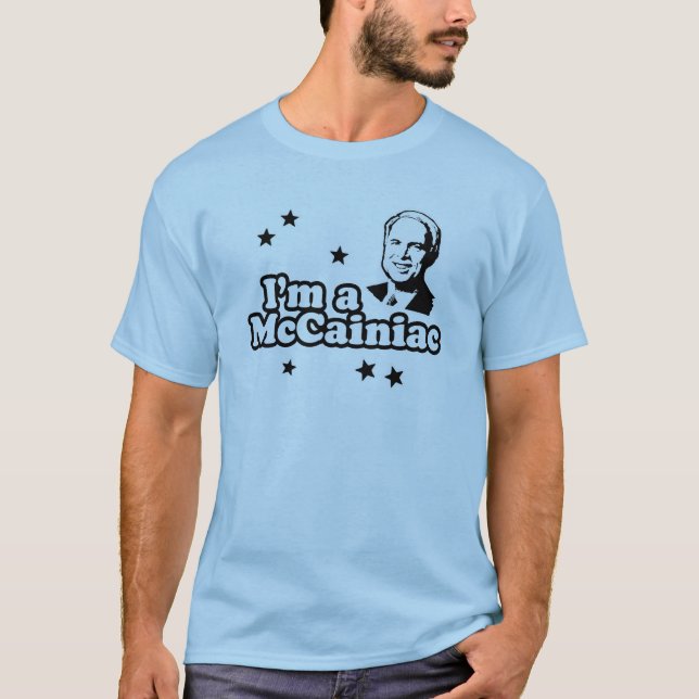 Ich bin ein McCainiac T-Shirt (Vorderseite)