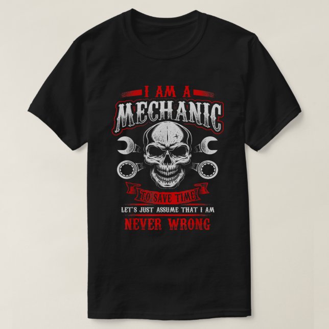 Ich bin ein mechanischer Fastenaffe T-Shirt (Design vorne)