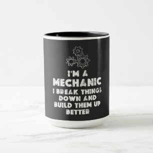 Ich bin ein mechanisches Funny Zitate Tasse