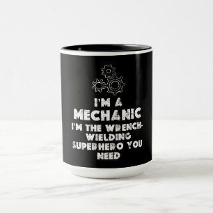 Ich bin ein mechanisches Funny Zitate Tasse