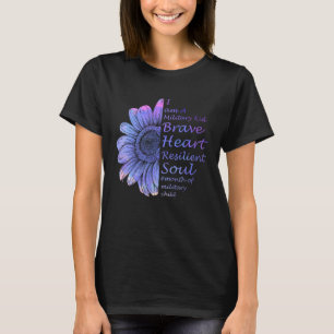 Ich bin ein militärisches Kind Tapferes Herz Belas T-Shirt