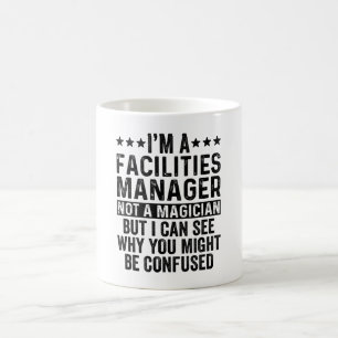 Ich bin ein Moderator und kein Zauberkünstler Kaffeetasse