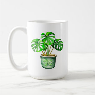 Ich bin ein Monstera ohne meinen Kaffee   Funny Pf Kaffeetasse