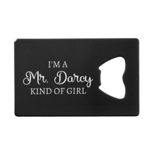 Ich bin ein Mr. Darcy Art Mädchen I Geldbeutel Flaschenöffner