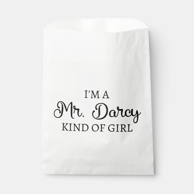 Ich bin ein Mr. Darcy Art Mädchen I Geschenktütchen (Vorderseite)
