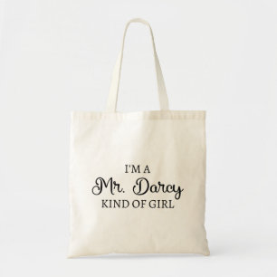 Ich bin ein Mr. Darcy Art Mädchen I Tragetasche