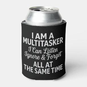 Ich bin ein Multitasker Lustiger Arbeitsleben Humo Dosenkühler