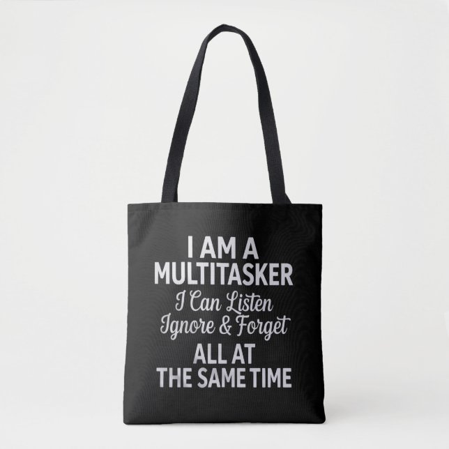 Ich bin ein Multitasker Lustiger Arbeitsleben Humo Tasche (Vorderseite)