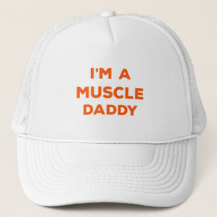 Ich bin ein Muscle Daddy Sleeveless Shirt Truckerkappe