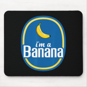 Ich bin ein Nana-Kostüm Halloween-Frucht-Aufkleber Mousepad