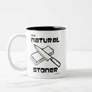 Ich bin ein Naturstein Zweifarbige Tasse
