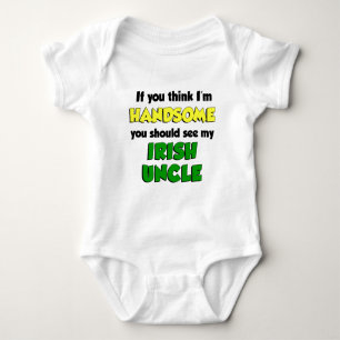 Ich bin ein netter irischer Onkel Baby Strampler